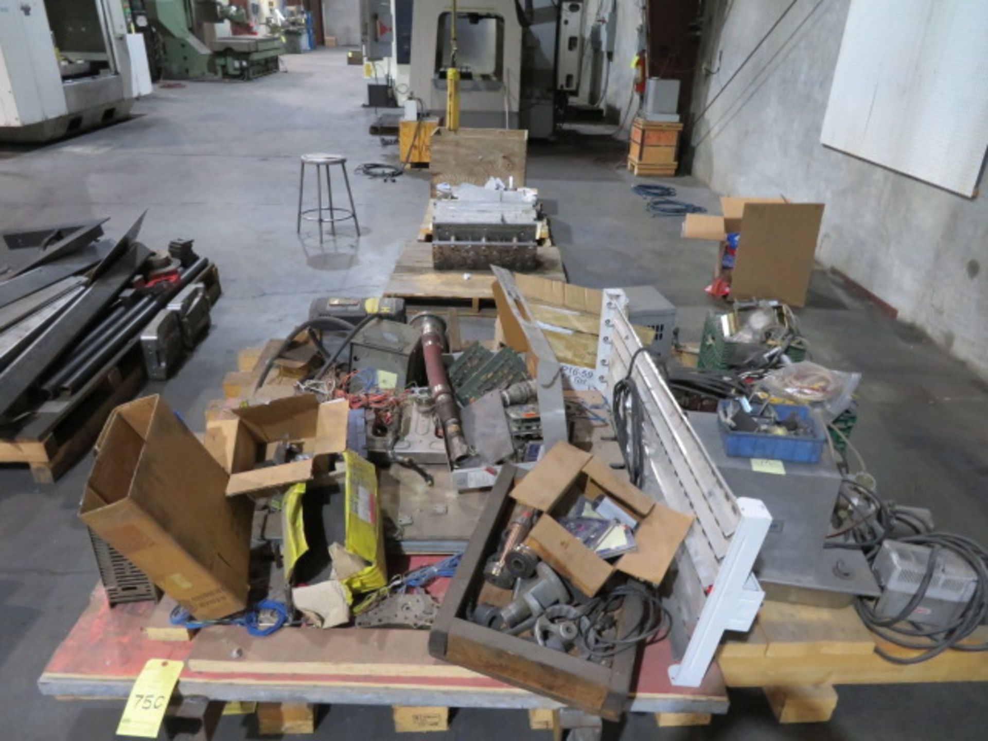 LOT CONSISTING OF: assorted electrical & electronic, repair parts (out of service)