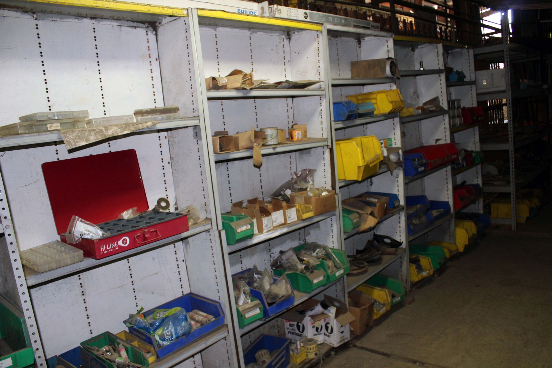 LOT CONTENTS OF TOOL CRIB, including: wrenches, welding supplies, etc. (excluding Lot 182) - Image 5 of 7