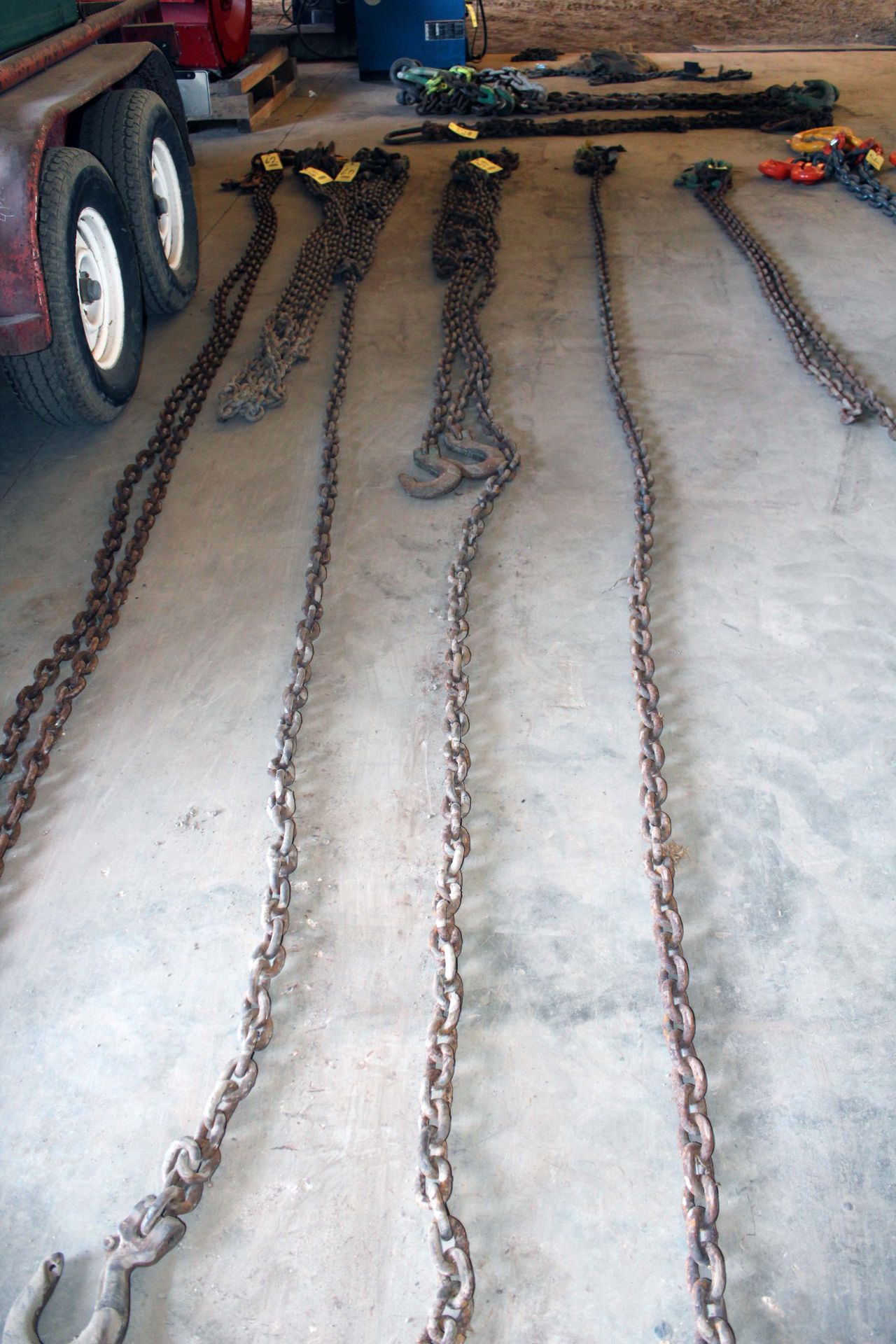 2-LEG CHAIN SLING, 30', 1/2" chain