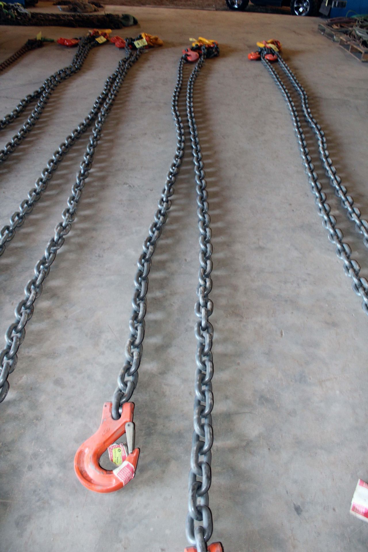 2-LEG CHAIN SLING, 20', 3/4" chain, 70,600 lb. cap.