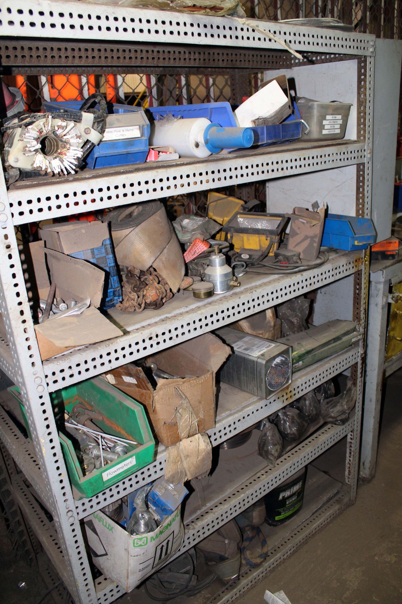 LOT CONTENTS OF TOOL CRIB, including: wrenches, welding supplies, etc. (excluding Lot 182)