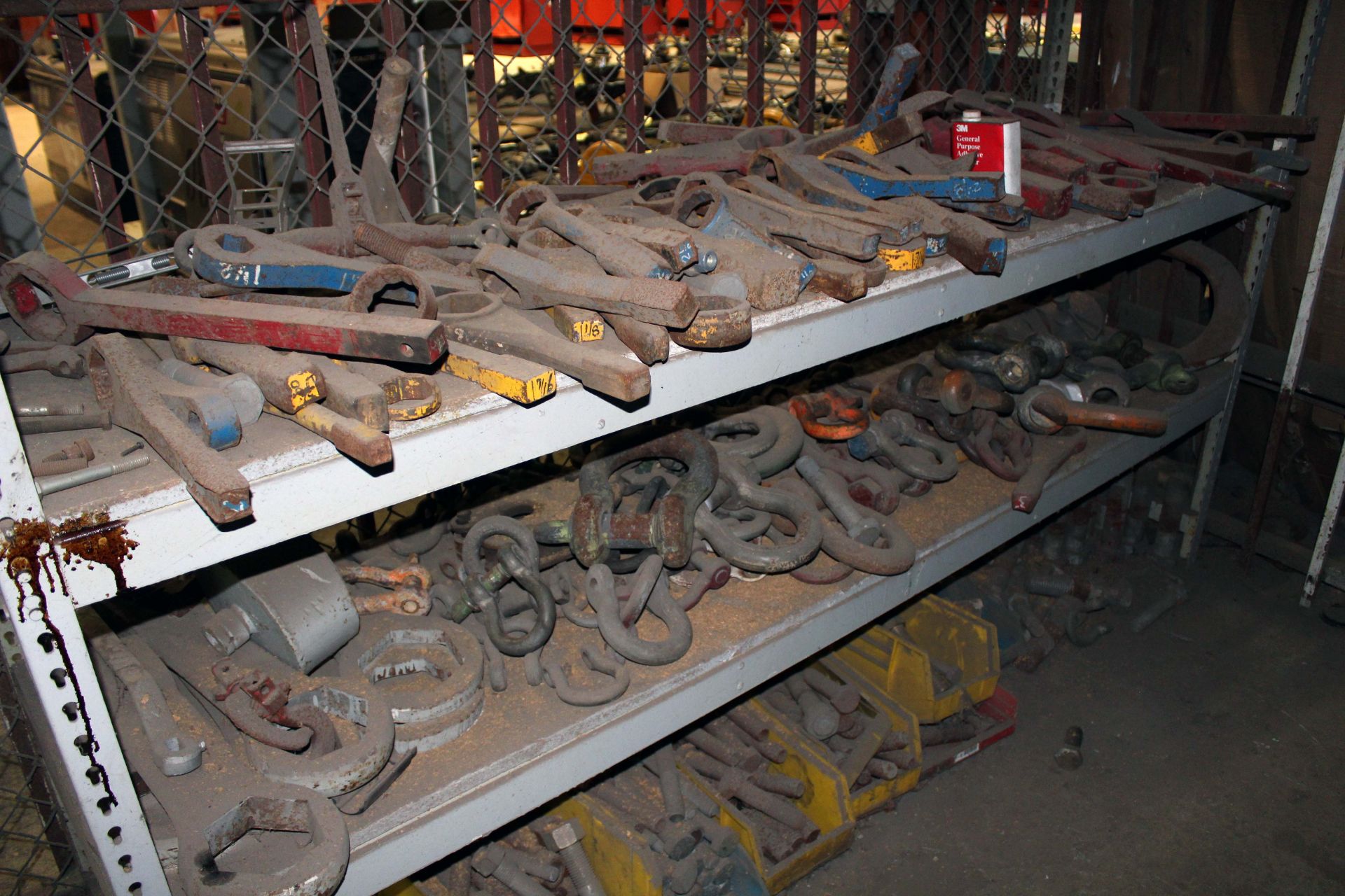 LOT CONTENTS OF TOOL CRIB, including: wrenches, welding supplies, etc. (excluding Lot 182) - Image 7 of 7