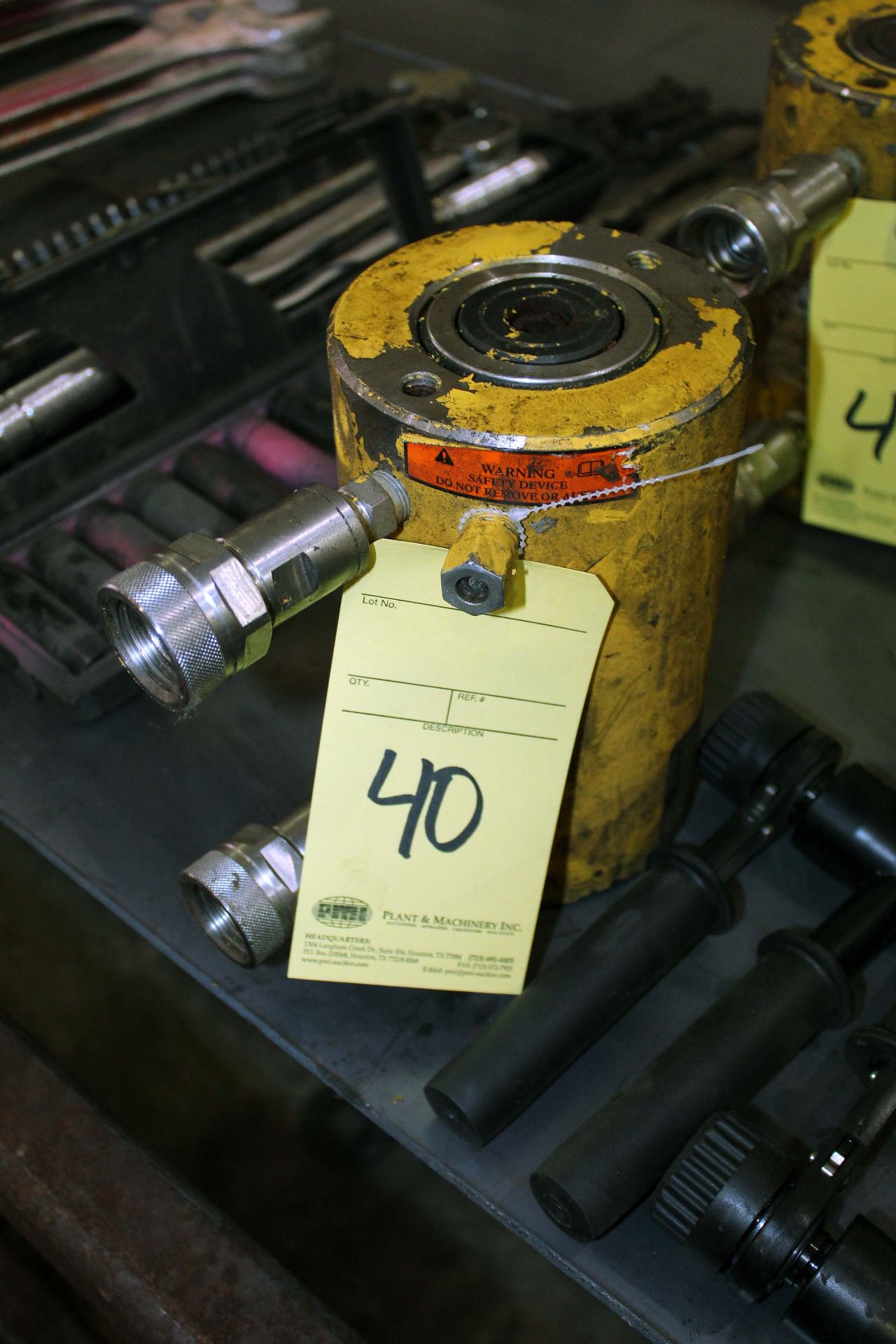 HYDRAULIC CYLINDER, ENERPAC, 5" x 8"