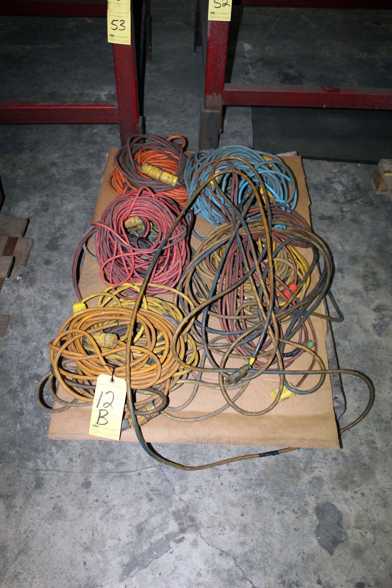 LOT OF EXTENSION CORDS