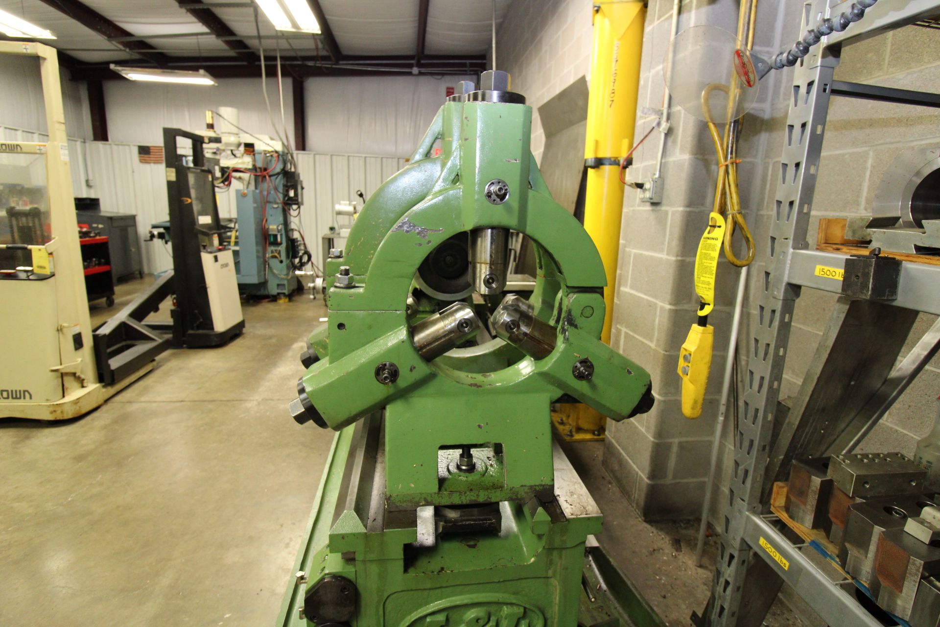 HOLLOW SPINDLE ENGINE LATHE, KINGSTON MDL. HI29120, new 11/2008, 10” hole, front & rear 25” 4- - Image 3 of 18