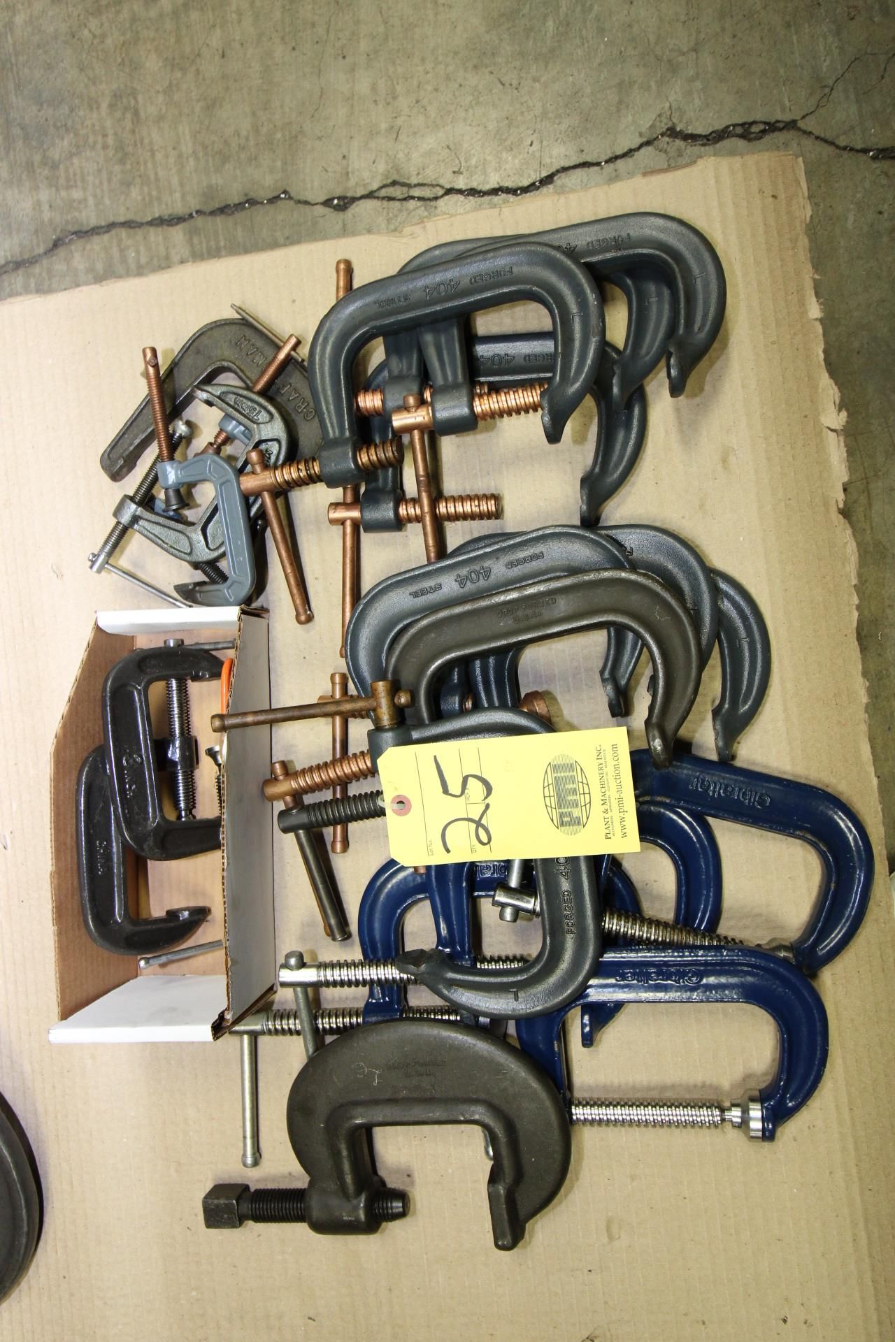 LOT OF C-CLAMPS