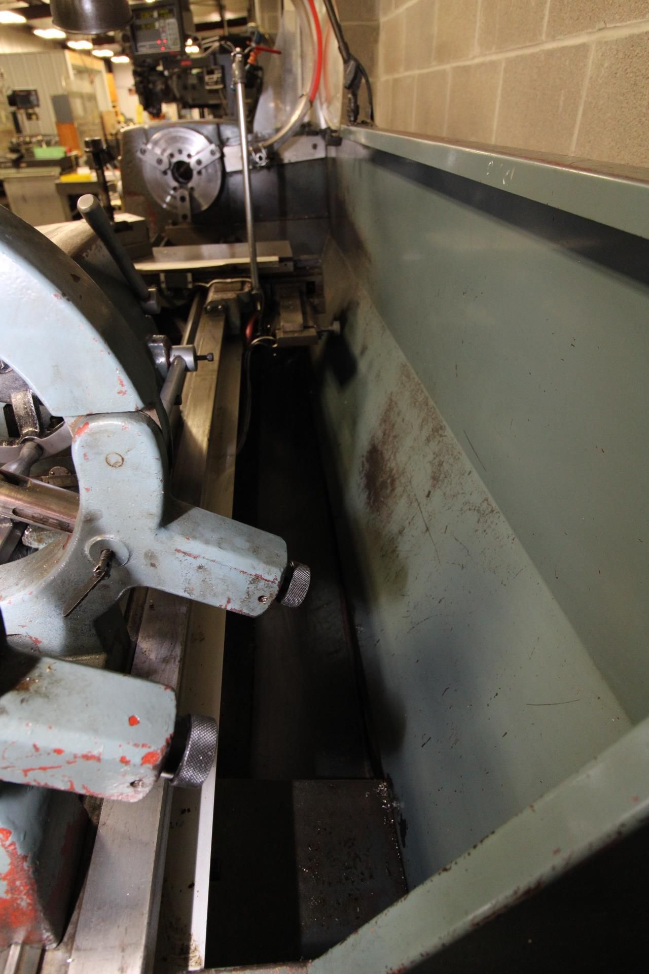 GAP BED ENGINE LATHE, KINGSTON 17” X 60”, new 2003, spds: 52-1350 RPM, 10” dia. 3-jaw chuck, 4-jaw - Image 14 of 15