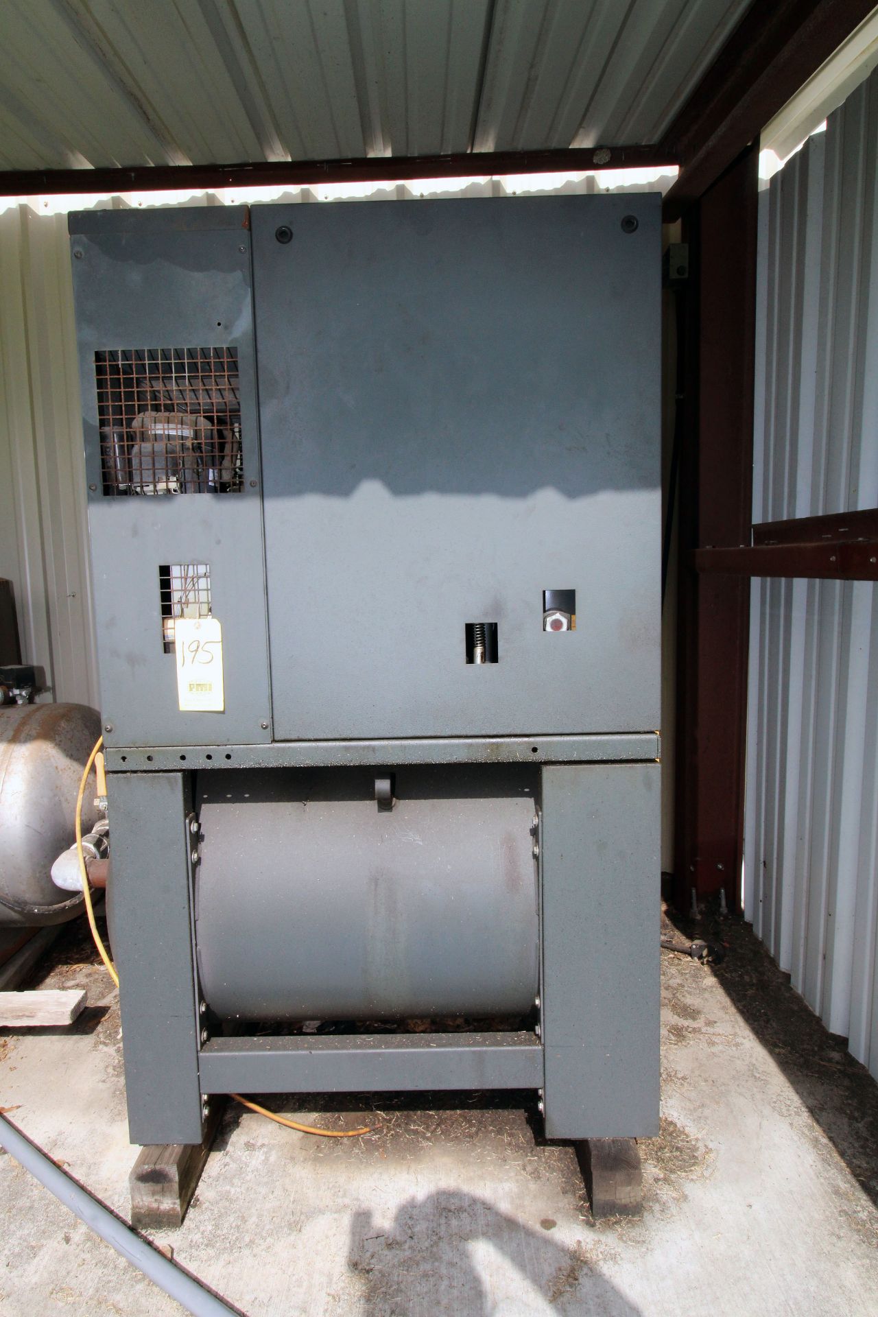 ROTARY SCREW AIR COMPRESSOR, KAESER SIGMA MDL. AIRCENTER SM10, new 2008, 42 CFM, 125 PSI, integrated