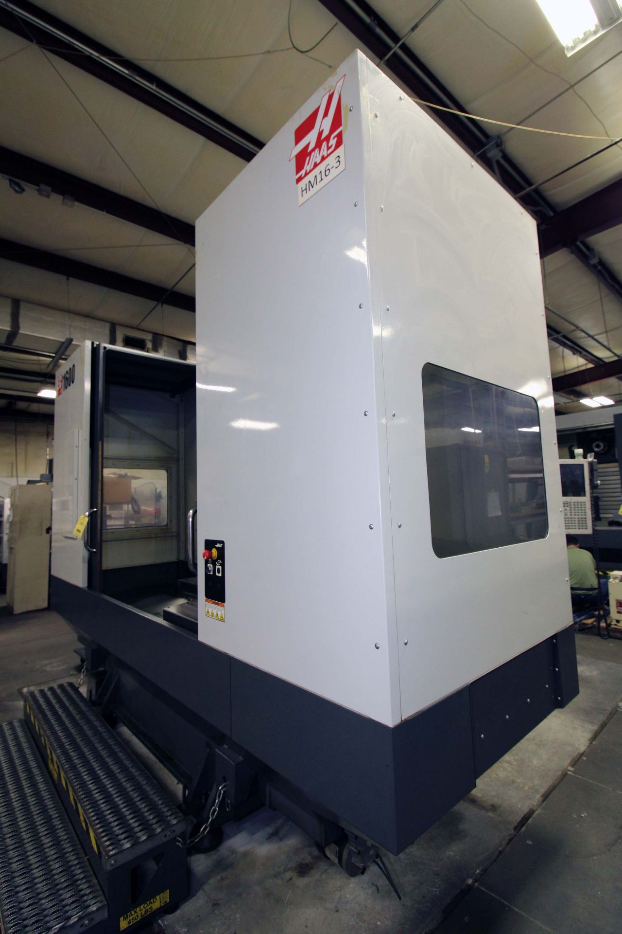 4-AXIS HORIZONTAL MACHINING CENTER, HAAS MDL. EC1600, new 6/2012, 64” x 36” table, 30” built-in - Image 8 of 15