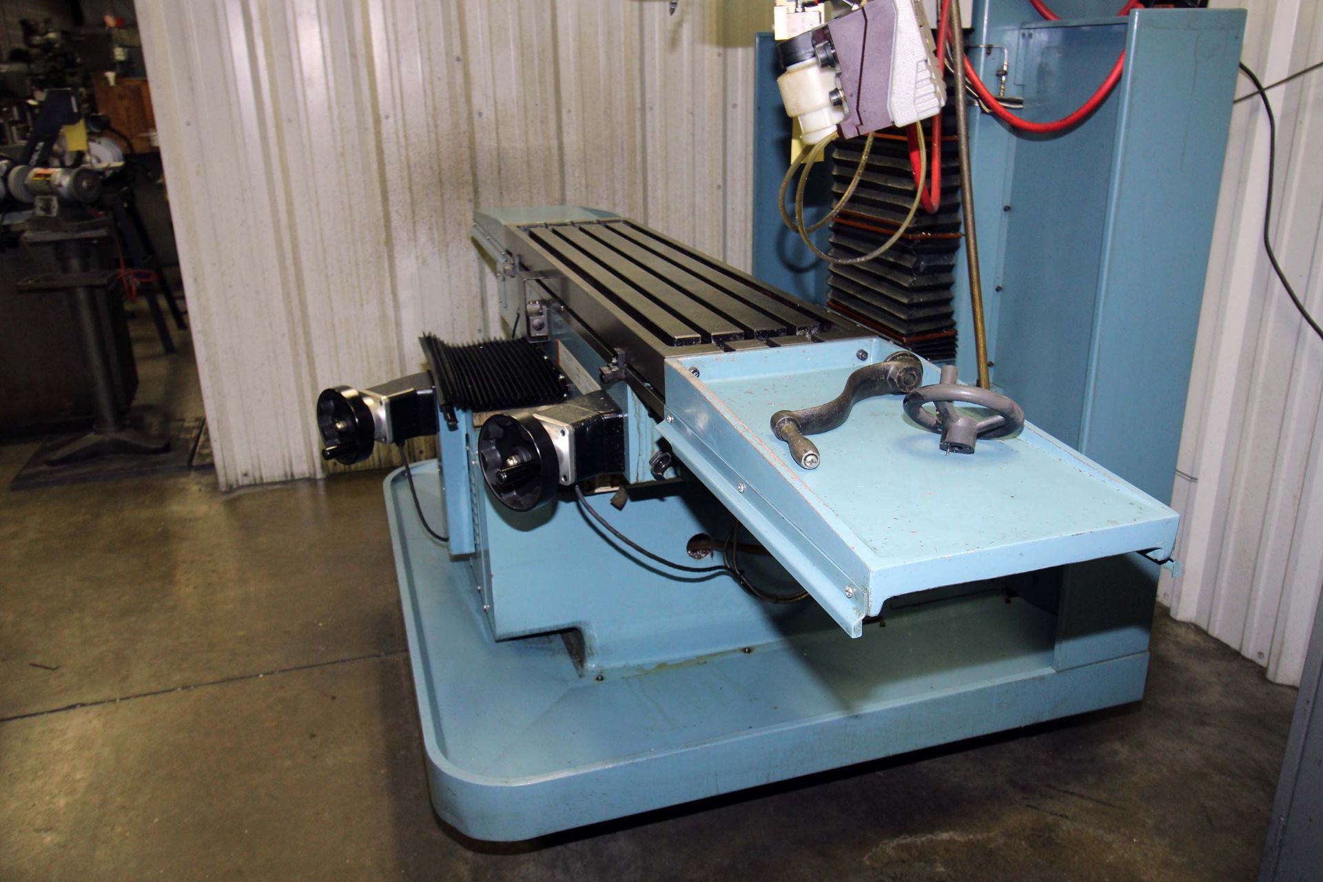 CNC BED TYPE VERTICAL TURRET MILL, TRAK MDL. DPMSX5P, Prototrak SMX CNC control, 50” x 12” table, - Image 3 of 15
