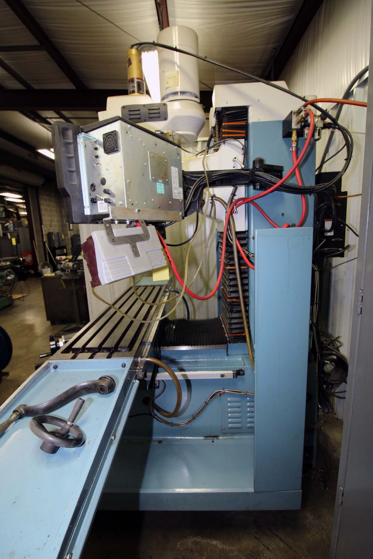 CNC BED TYPE VERTICAL TURRET MILL, TRAK MDL. DPMSX5P, Prototrak SMX CNC control, 50” x 12” table, - Image 5 of 15