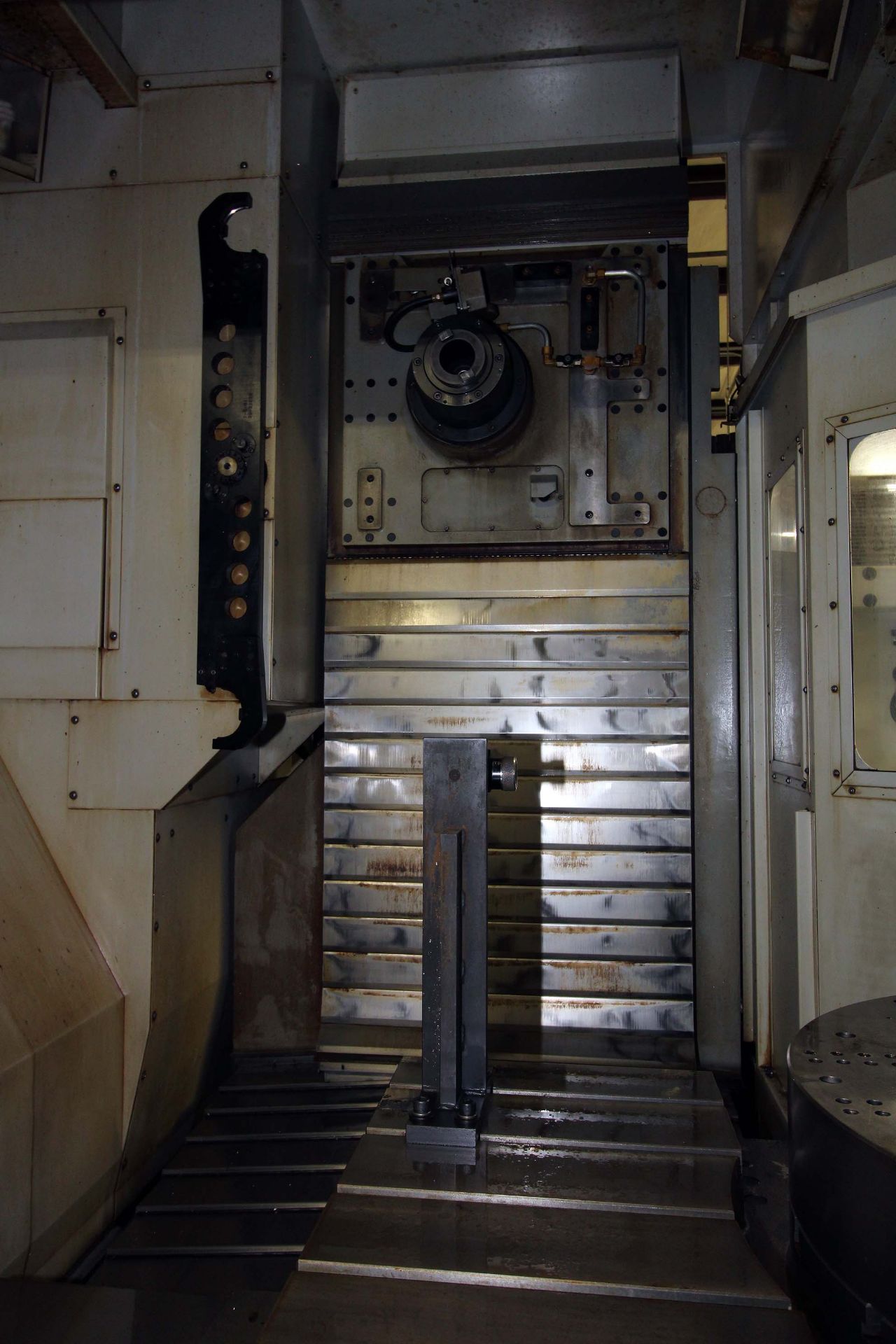 4-AXIS HORIZONTAL MACHINING CENTER, HAAS MDL. EC1600-4X, new 1/2009, 64” x 36” table, 30” built-in - Image 2 of 11