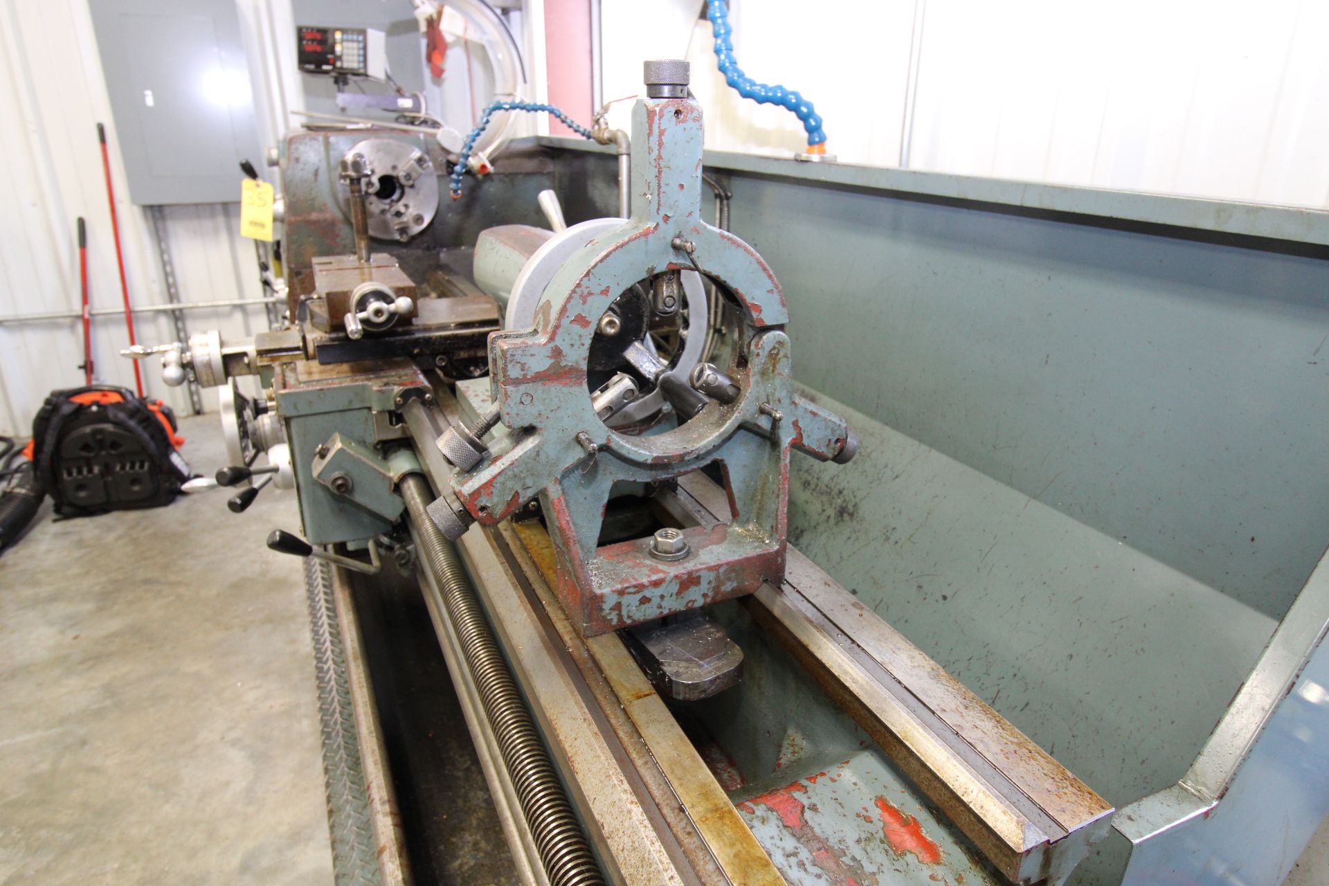 GAP BED ENGINE LATHE, KINGSTON 17” X 60”, new 2003, spds: 52-1350 RPM, 10” dia. 3-jaw chuck, 4-jaw - Image 11 of 11