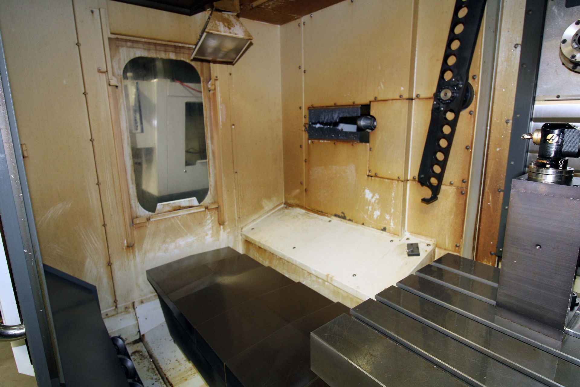 4-AXIS HORIZONTAL MACHINING CENTER, HAAS MDL. ES5-4AX, new 10/2011, 20” x 52” fixed table w/12” - Image 5 of 14