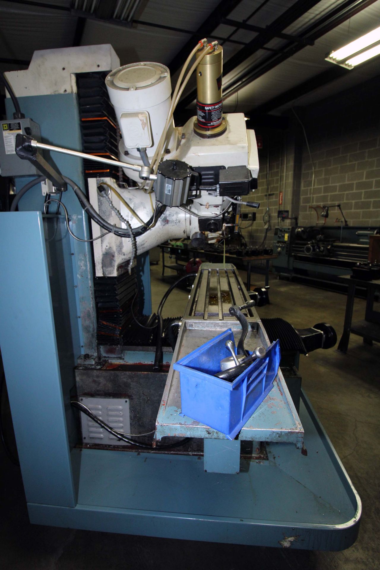 CNC BED TYPE VERTICAL TURRET MILL, TRAK MDL. DPM5, 10” x 50” table, No. 40 NST spdl., 5 HP - Image 9 of 11