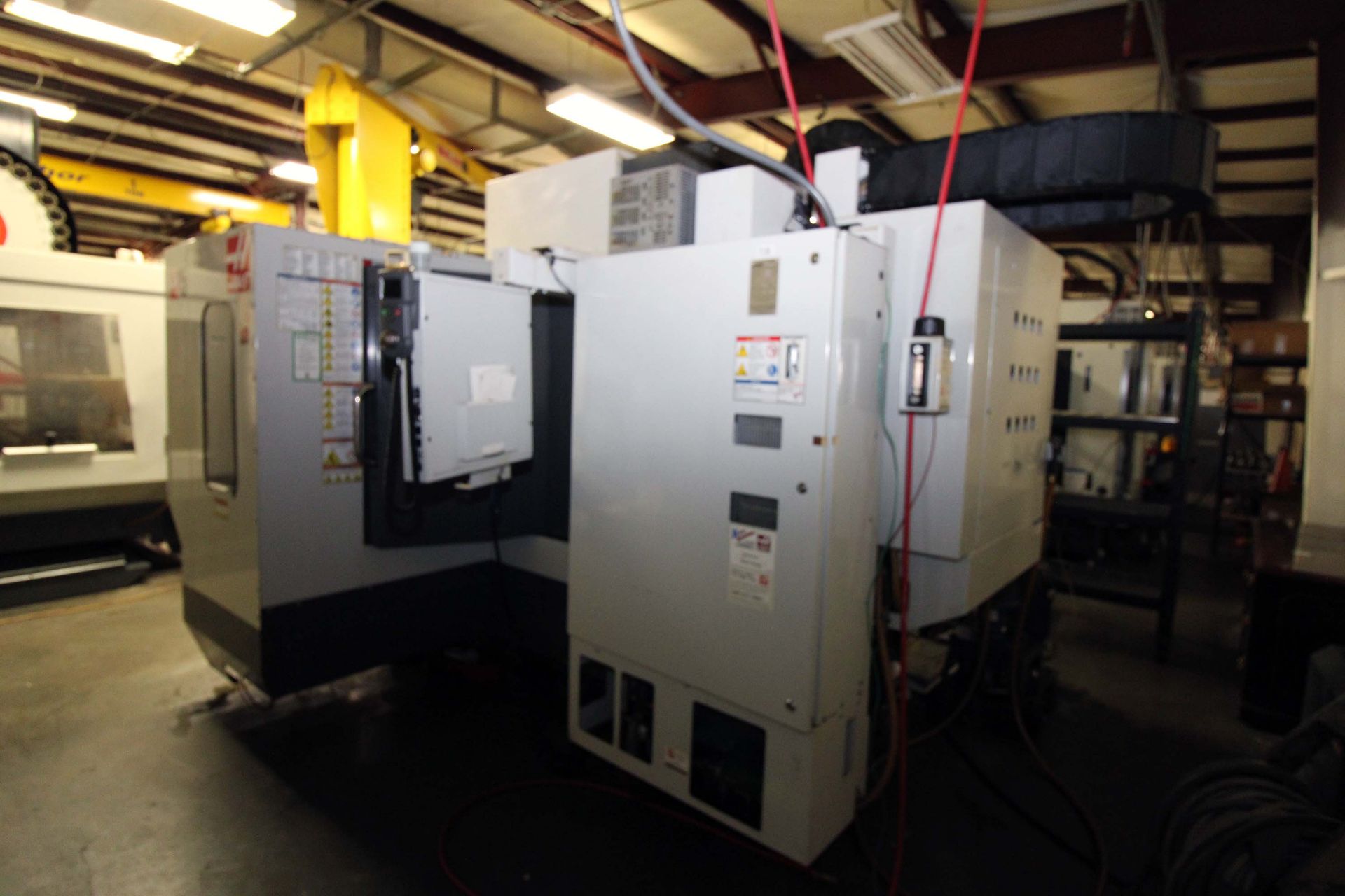 4-AXIS HORIZONTAL MACHINING CENTER, HAAS MDL. ES5-4AX, new 10/2011, 20” x 52” fixed table w/12” - Image 10 of 14