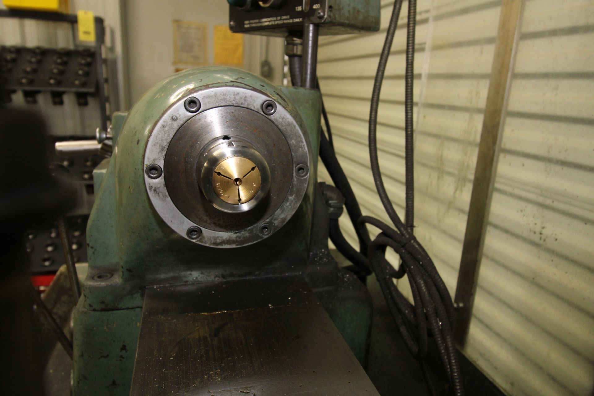 PRECISION TOOLROOM LATHE, FEELER MDL. FTL-618E, new 1985, 1-1/2 HP motor, lever type collet - Image 11 of 13