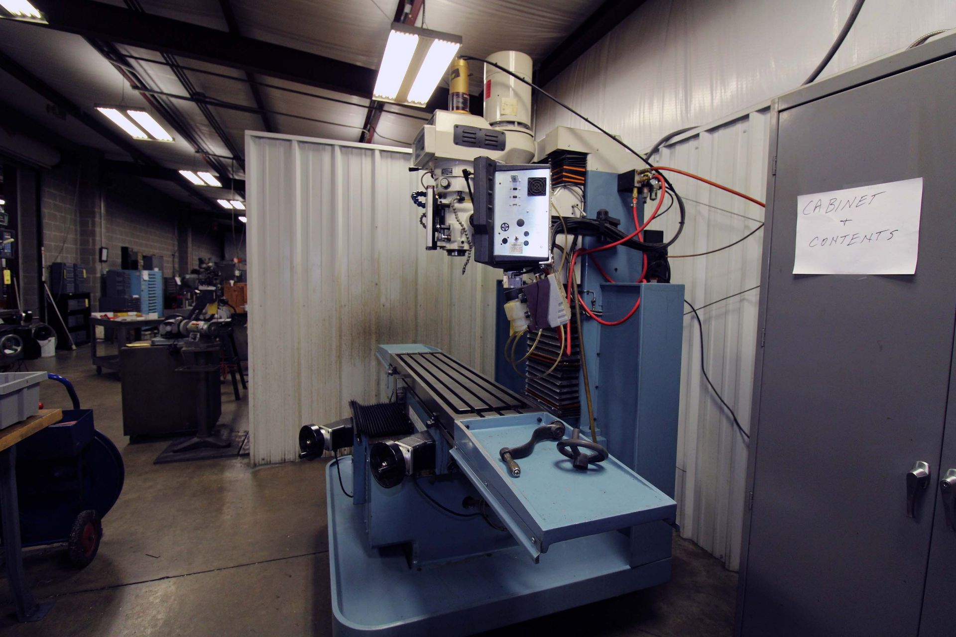 CNC BED TYPE VERTICAL TURRET MILL, TRAK MDL. DPMSX5P, Prototrak SMX CNC control, 50” x 12” table, - Image 4 of 15