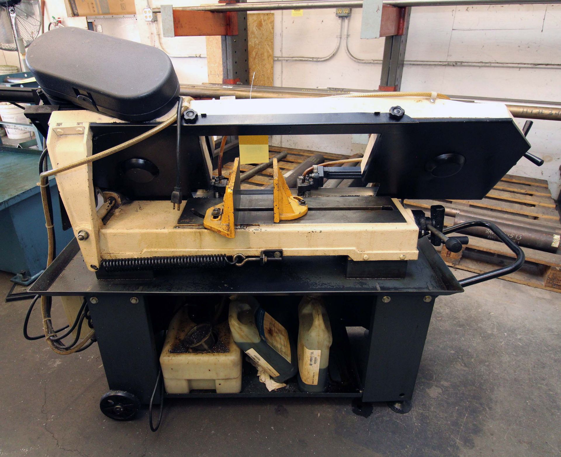 HORIZONTAL BANDSAW, DAKE MDL. SE912, 7" x 12" cutting cap., portable base, S/N 1711044 - Image 7 of 7