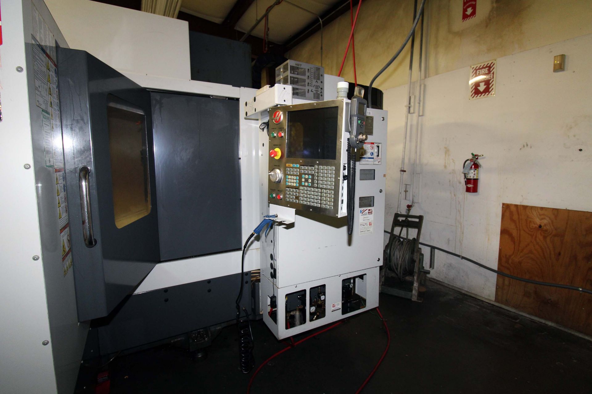 4-AXIS HORIZONTAL MACHINING CENTER, HAAS MDL. ES5-4AX, new 10/2011, 20” x 52” fixed table w/12” - Image 8 of 14