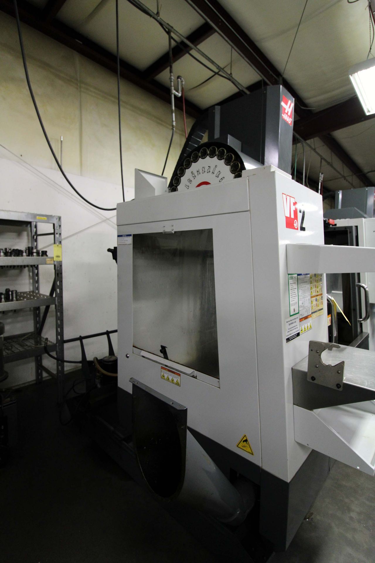 4-AXIS VERTICAL MACHINING CENTER, HAAS MDL. VF2, new 9/2011, 36” x 14” table, 30” X, 16” Y, 20” Z- - Image 4 of 10