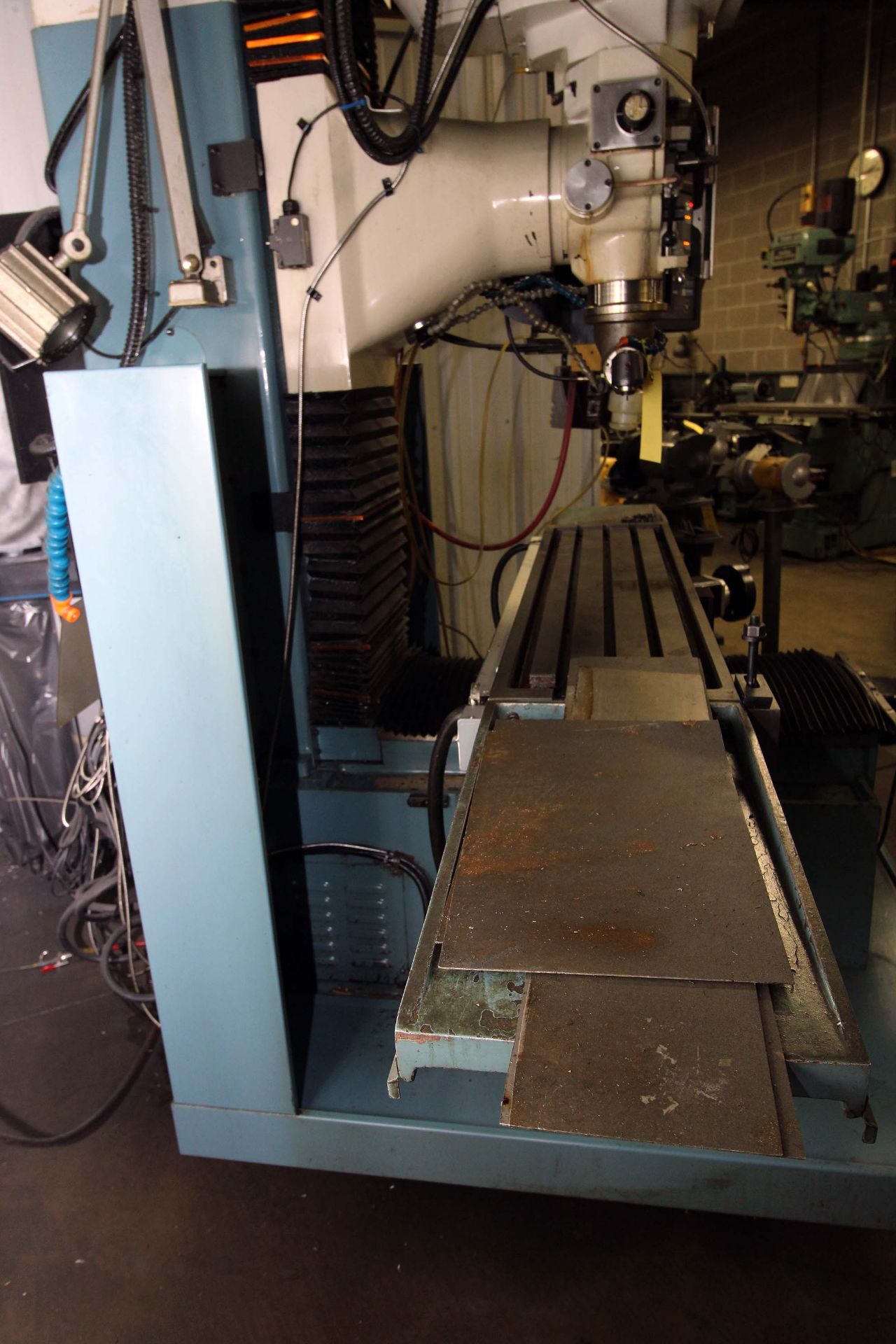 CNC BED TYPE VERTICAL TURRET MILL, TRAK MDL. DPMSX5P, Prototrak SMX CNC control, 50” x 12” table, - Image 11 of 11