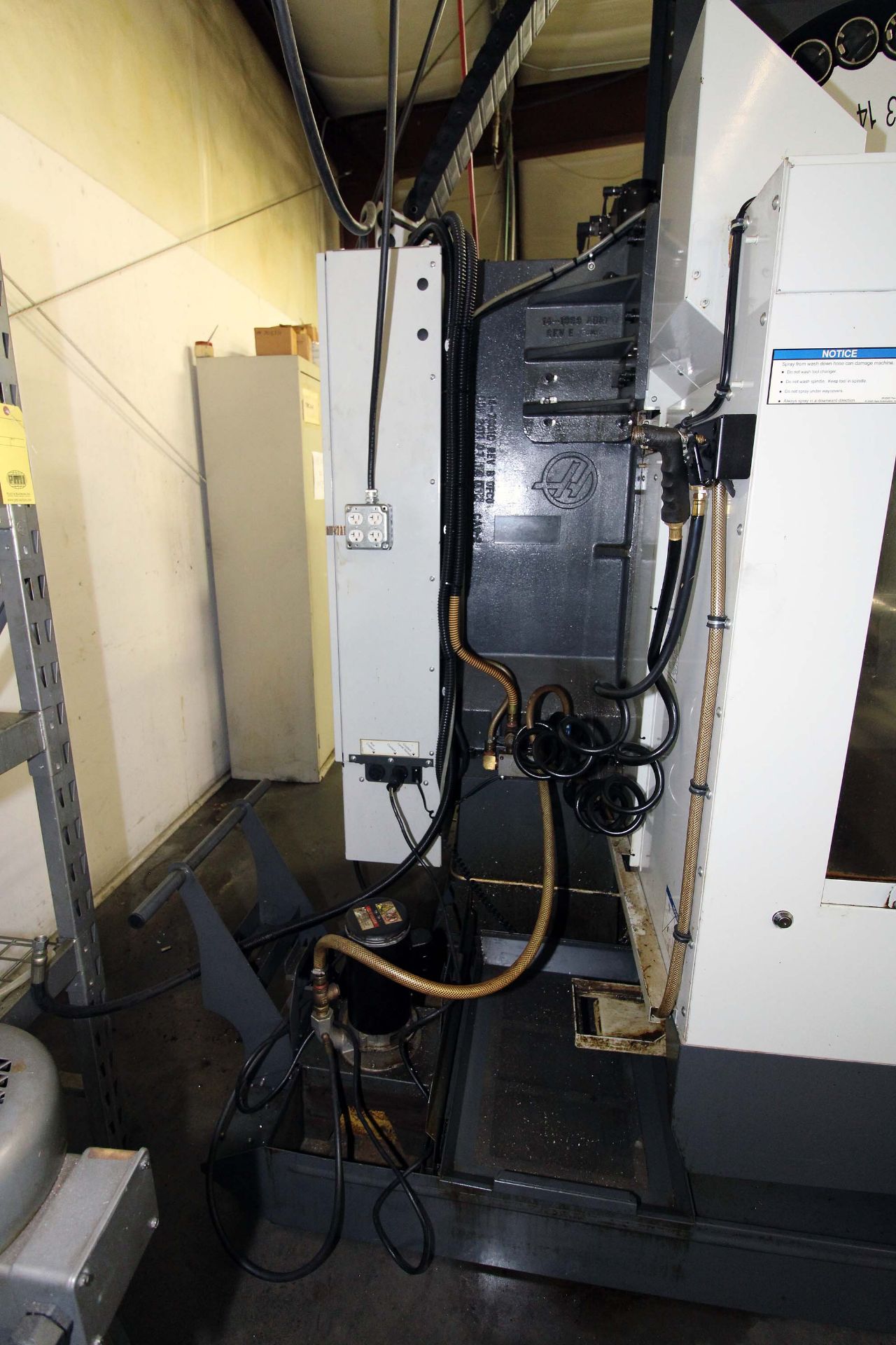 4-AXIS VERTICAL MACHINING CENTER, HAAS MDL. VF2, new 9/2011, 36” x 14” table, 30” X, 16” Y, 20” Z- - Image 5 of 10