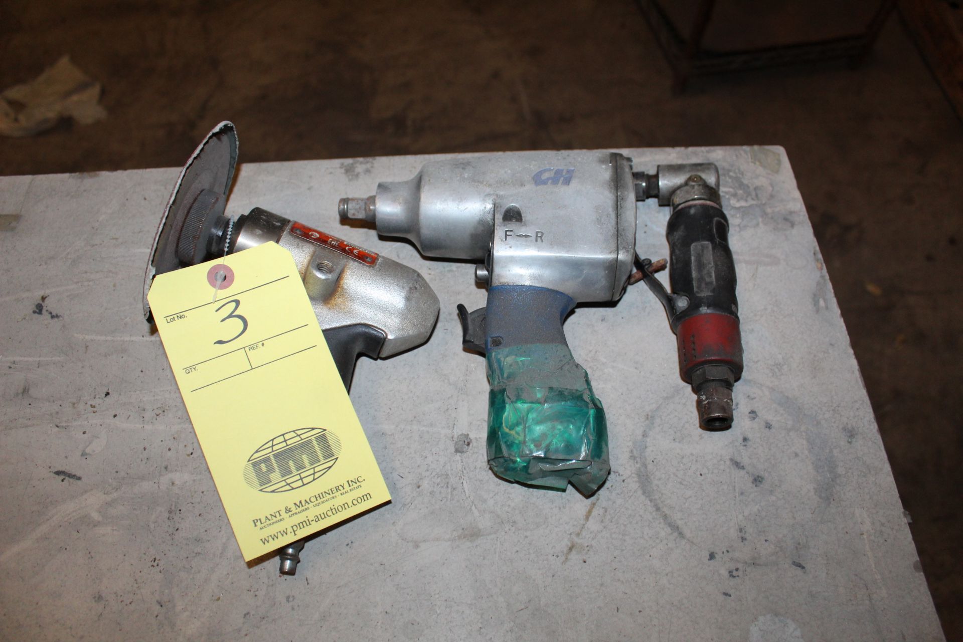 LOT OF PNEUMATIC TOOLS, right angle (Located at: Accurate, Inc., 1200 East 4th Street, Taylor, TX