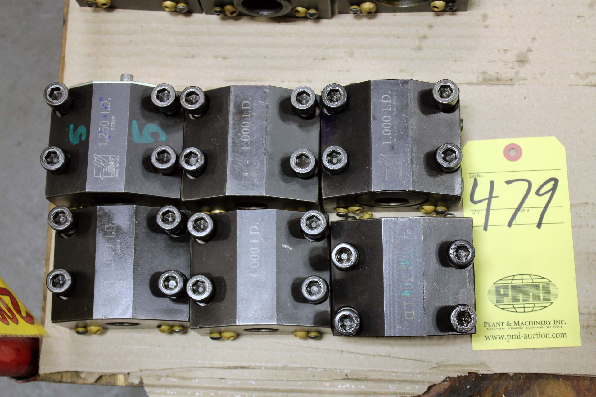 LOT CONSISTING OF: (6) Haas SL-30, ST-30 boring bar blocks