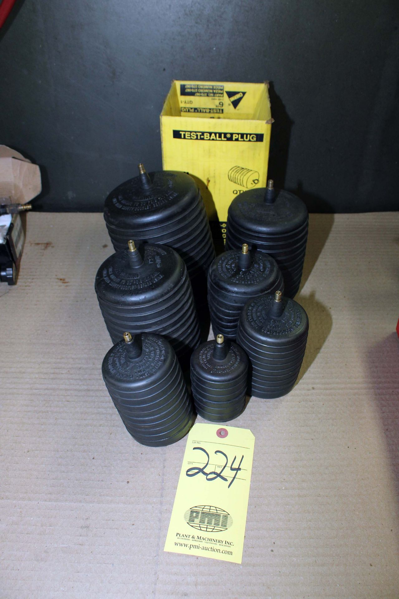 LOT OF TEST BALL PLUGS (used in machine spindles to stop coolant)