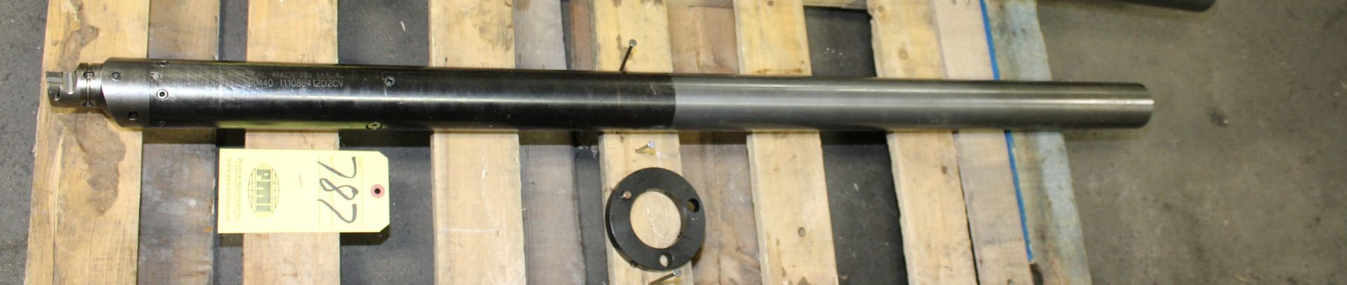 CARBIDE/STEEL BORING BAR, KENNAMETAL, 2-1/2" dia. x 52", 28" carbide length