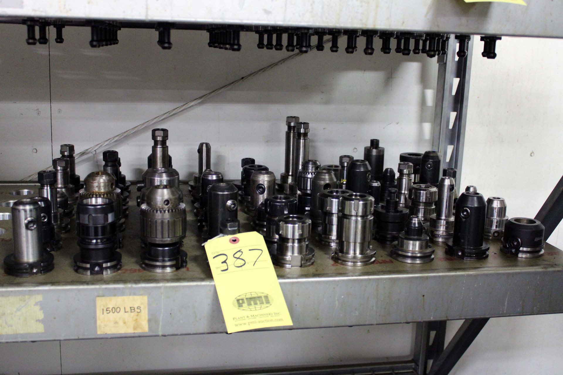 LOT OF CAT-40 TOOLHOLDERS (approx. 54 tools)