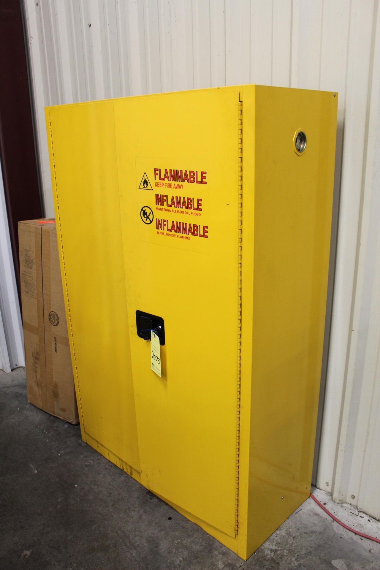 FLAMMABLE MATERIAL STORAGE CABINET (Located at: Langham Creek Machine Works, 37470 FM 529,