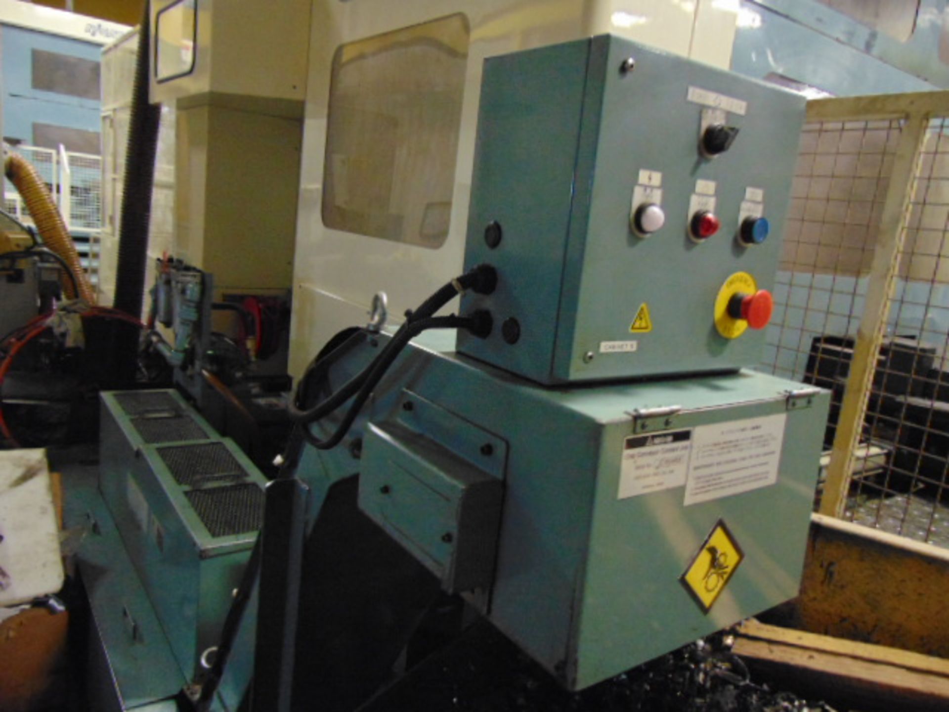 4-AXIS HORIZONTAL MACHINING CENTER, NIIGATA MDL. HN80D, new 2007, Fanuc 16i-MB CNC control, 31.5” - Image 13 of 29