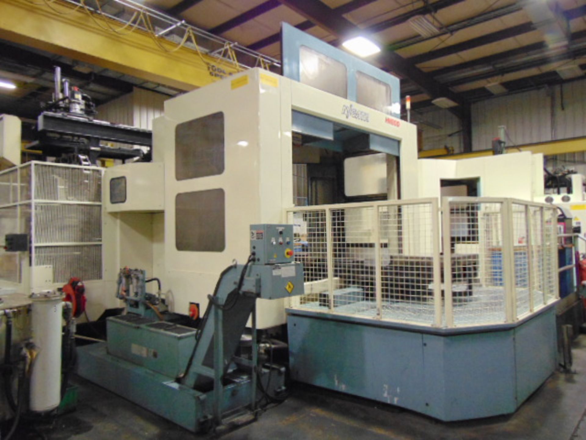 4-AXIS HORIZONTAL MACHINING CENTER, NIIGATA MDL. HN80D, new 2007, Fanuc 16i-MB CNC control, 31.5” - Image 12 of 30