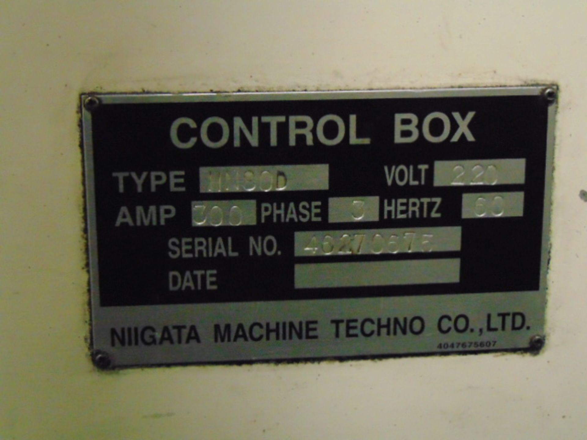 4-AXIS HORIZONTAL MACHINING CENTER, NIIGATA MDL. HN80D, new 2007, Fanuc 16i-MB CNC control, 31.5” - Image 29 of 29
