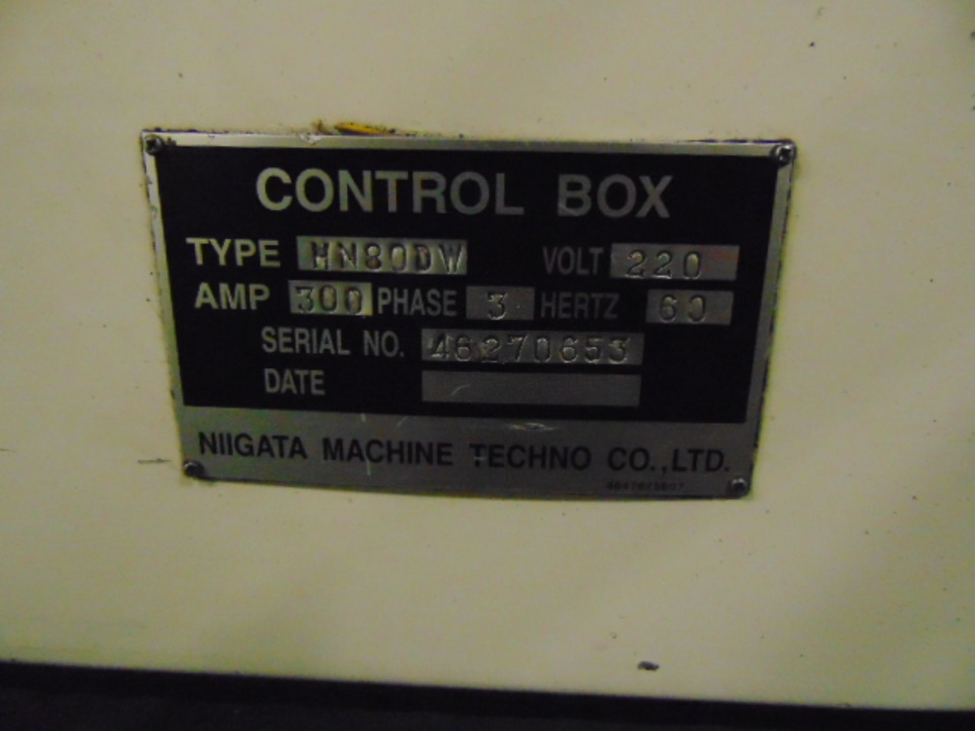 4-AXIS HORIZONTAL MACHINING CENTER, NIIGATA MDL. HN80D, new 2007, Fanuc 16i-MB CNC control, 31.5” - Image 30 of 30