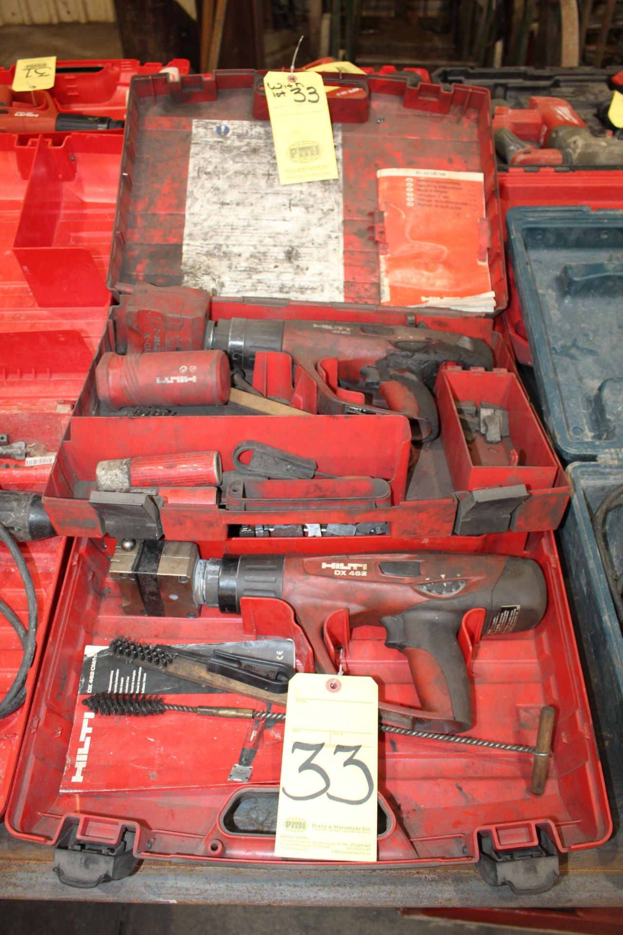 LOT OF POWDER ACTUATED METAL STAMPING TOOLS (2), HILTI MDL. DX462