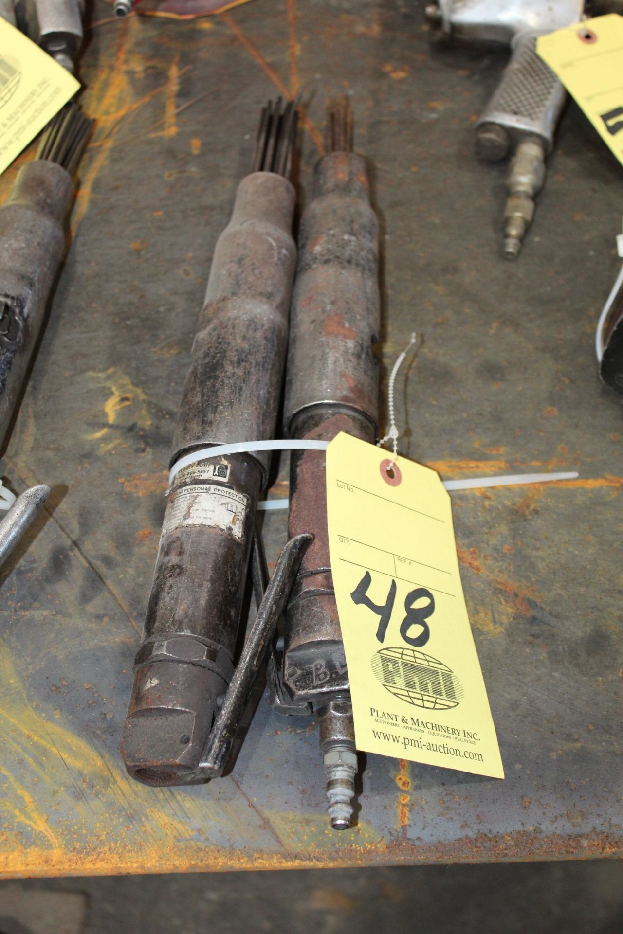 LOT OF PNEUMATIC NEEDLE SCALERS (2)
