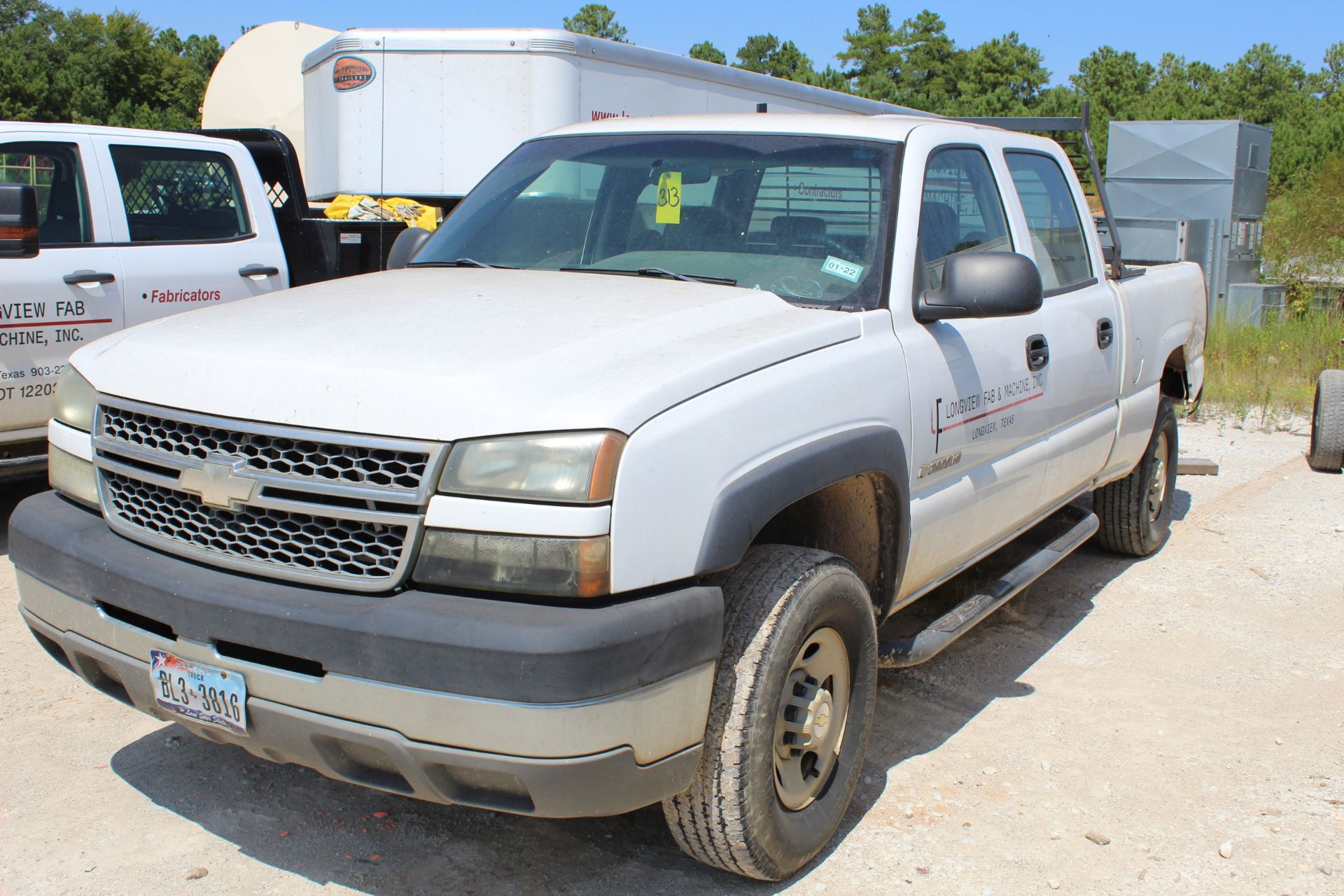 PICKUP TRUCK, 2005 CHEVROLET MDL. 2500HD, quad cab, Odo. reads: 168,073 miles