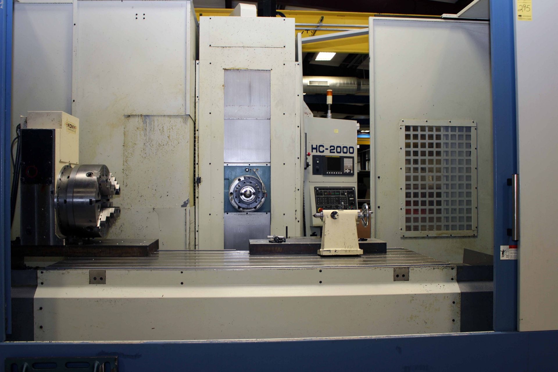 HORIZONTAL MACHINING CENTER, DAH LIH MDL. HC2000 4-AXIS, new 2012, Fanuc Series 0i-MD CNC control, - Image 2 of 6