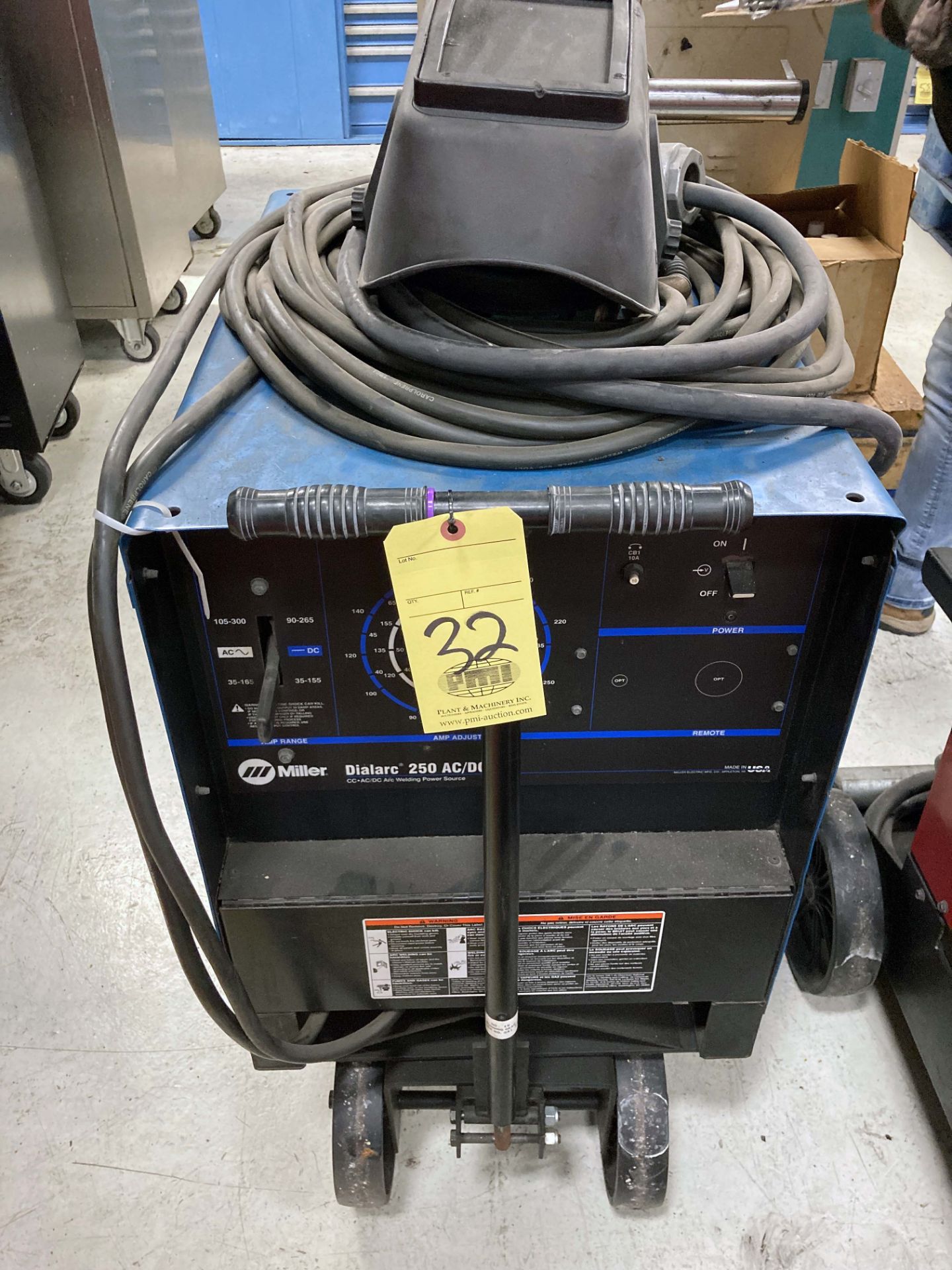 WELDING MACHINE, MILLER DIALARC 250, new 2004, S/N LE270589 (Located at: AF Global/Ameriforge R&D