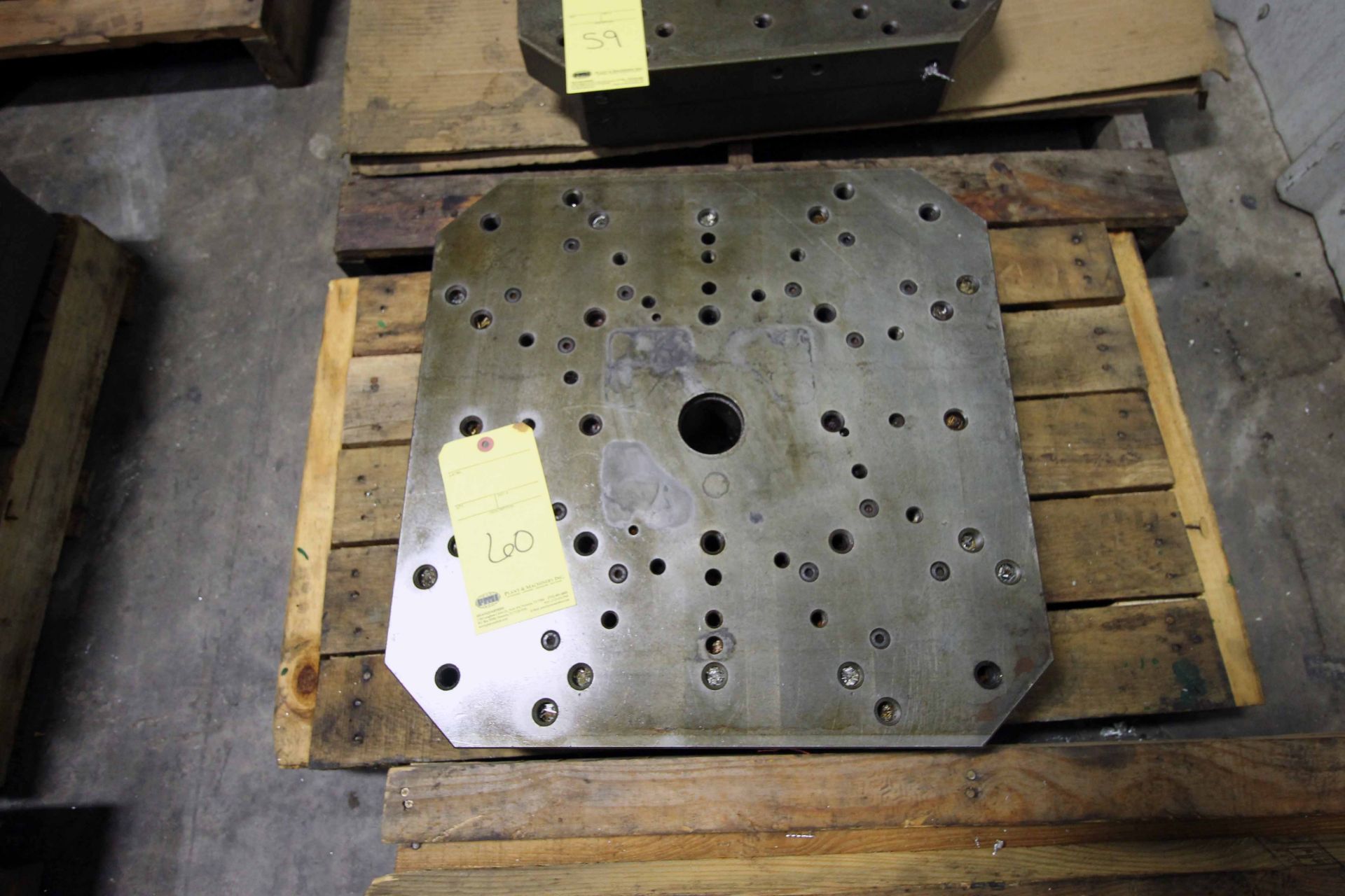 MACHINING CENTER PALLET, 19-1/2' x 19-1/2'