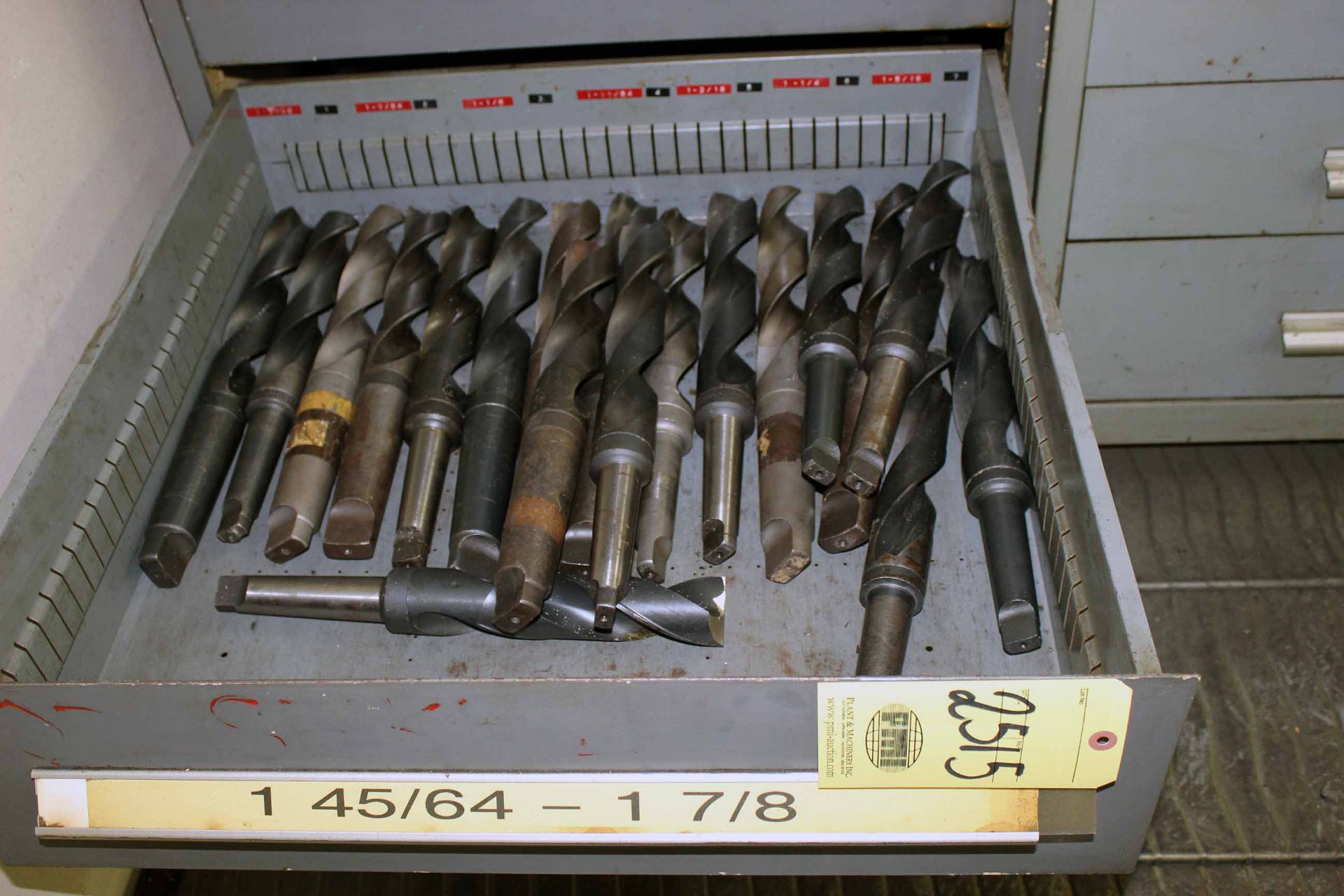 LOT OF DRILL BITS (in one drawer) (upstairs)