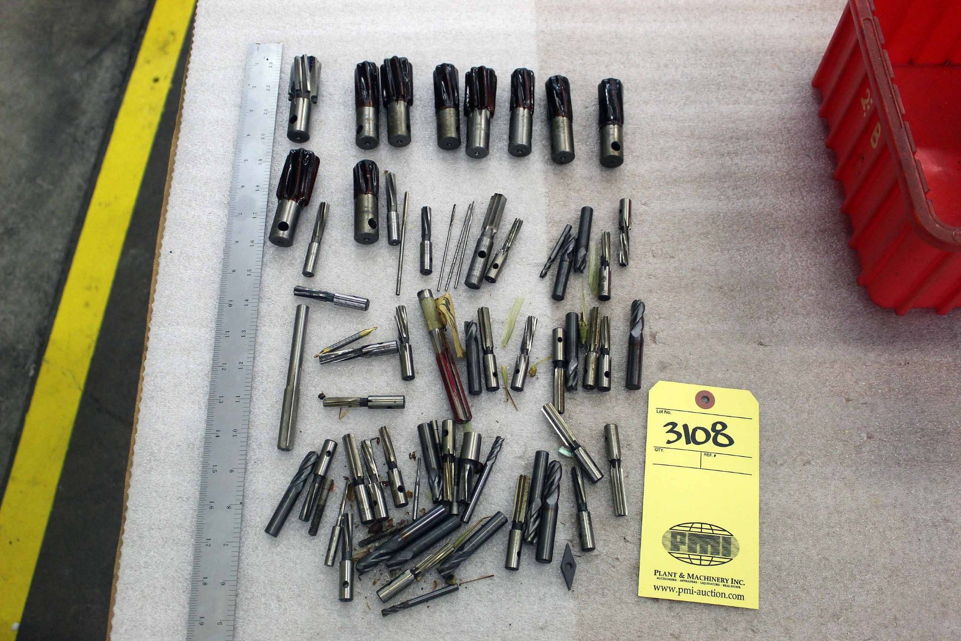 LOT OF SHOP TOOLING, misc. (in one plastic bin)