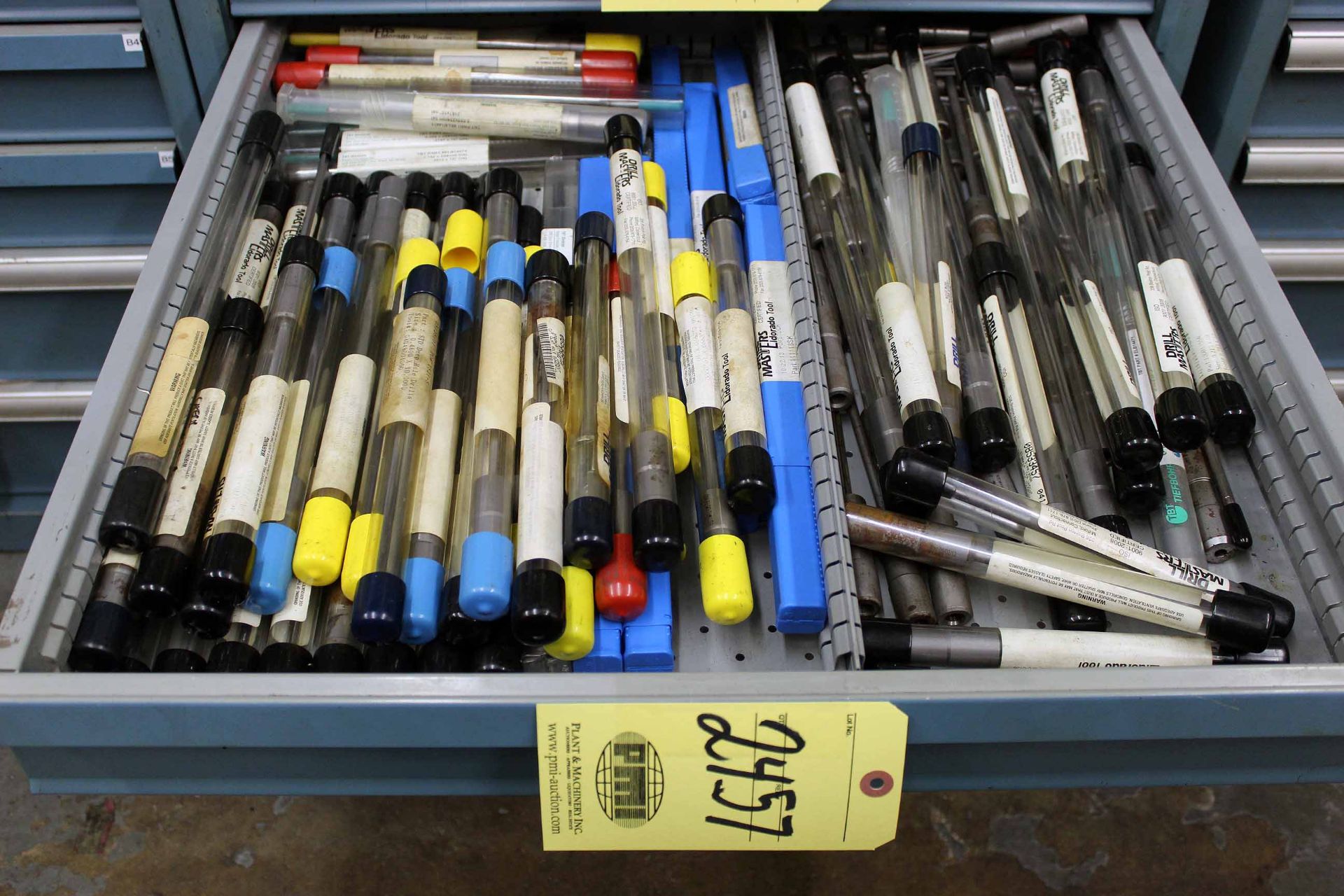 LOT OF GUN DRILLS (in one drawer) (tool crib)
