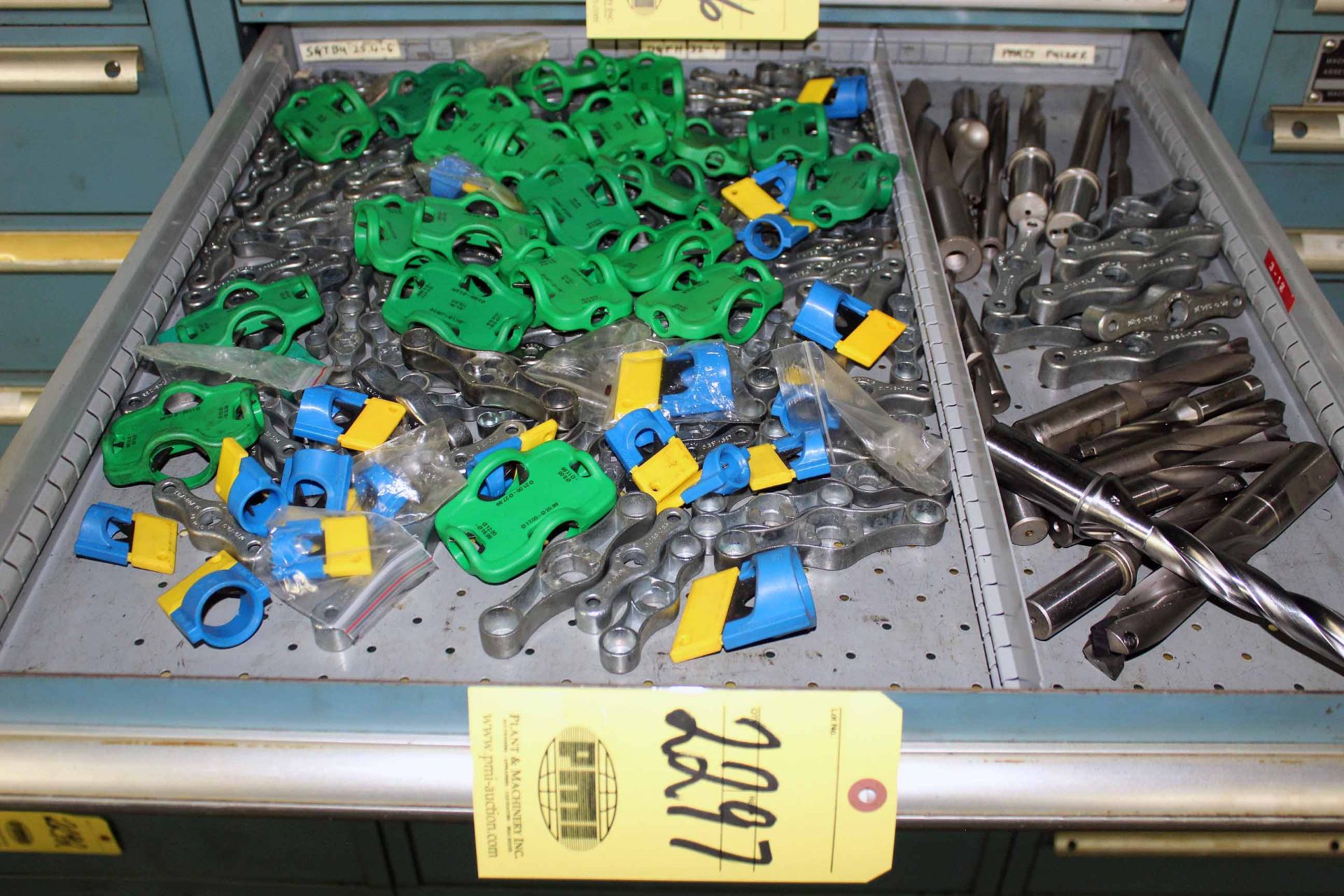 LOT CONSISTING OF: cam drills & misc. (in one drawer)