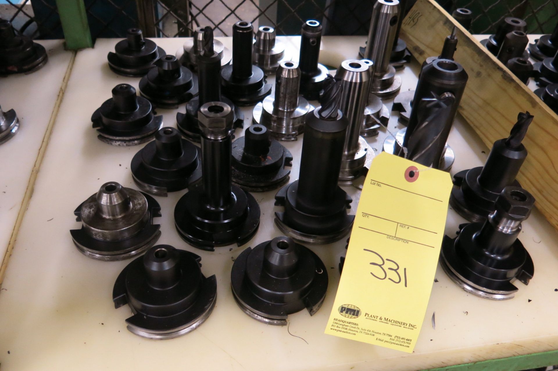 LOT OF CAT-50 TOOLING, large qty. (on one rack)