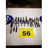 LOT OF (25) ASSORTED, INCH, MACHINE TAPS