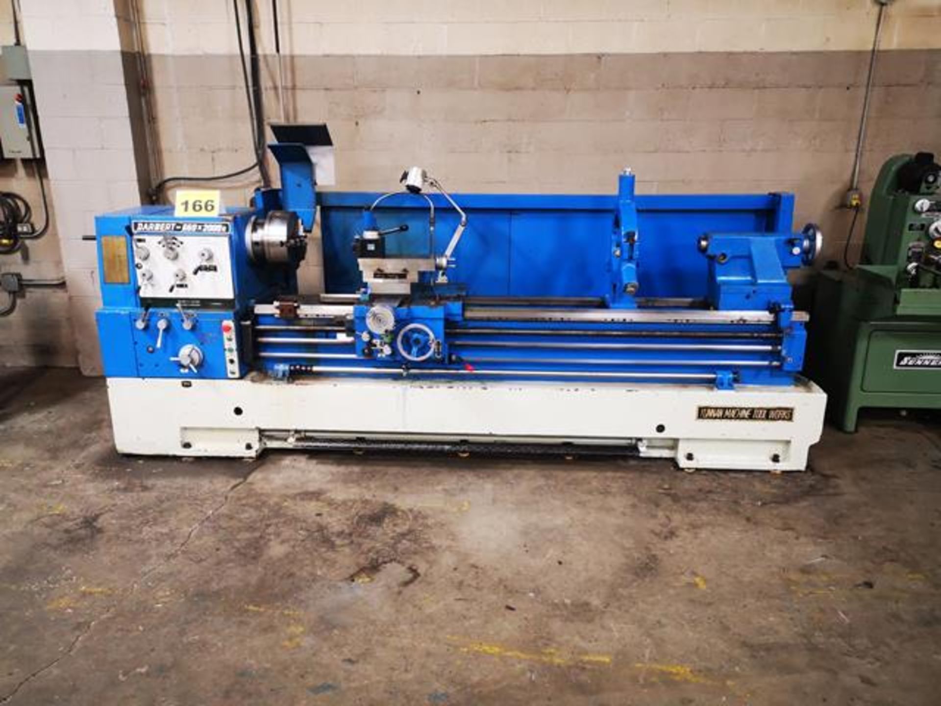 DARBERT, 660MM X 2000MM, GAP BED ENGINE LATHE, 10 HP, 3" SPINDLE BORE, 26" SWING, 80 INCHES - Image 2 of 9